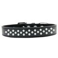 Unconditional Love Sprinkles Pearls Dog CollarBlack Size 20 UN851388